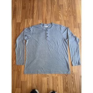 Columbia Sportswear Company Blue Grey Long Sleeve XL Shirt 3 Button Men’s